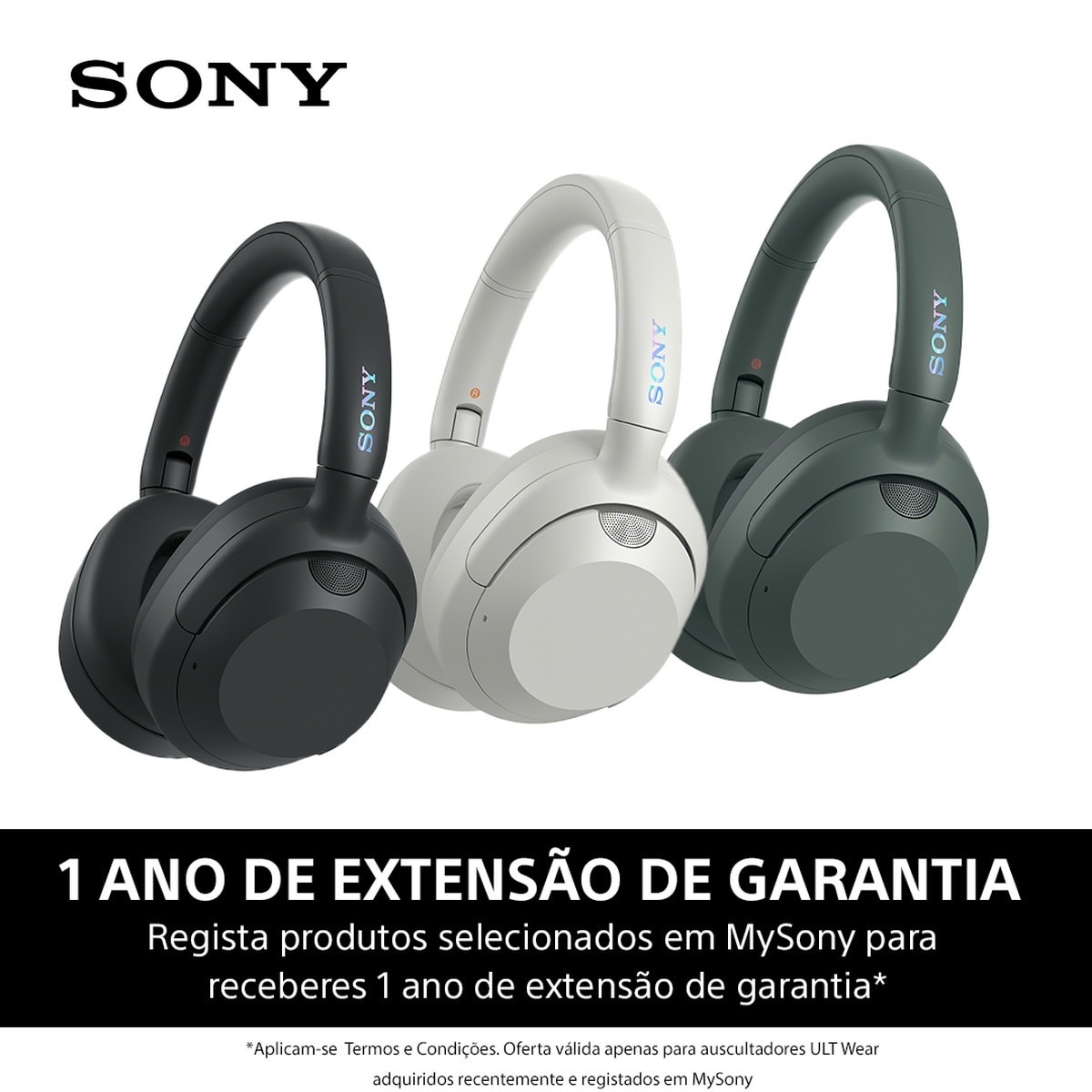Auscultadores Headband Bluetooth NC Sony ULT WEAR WH-ULT900N