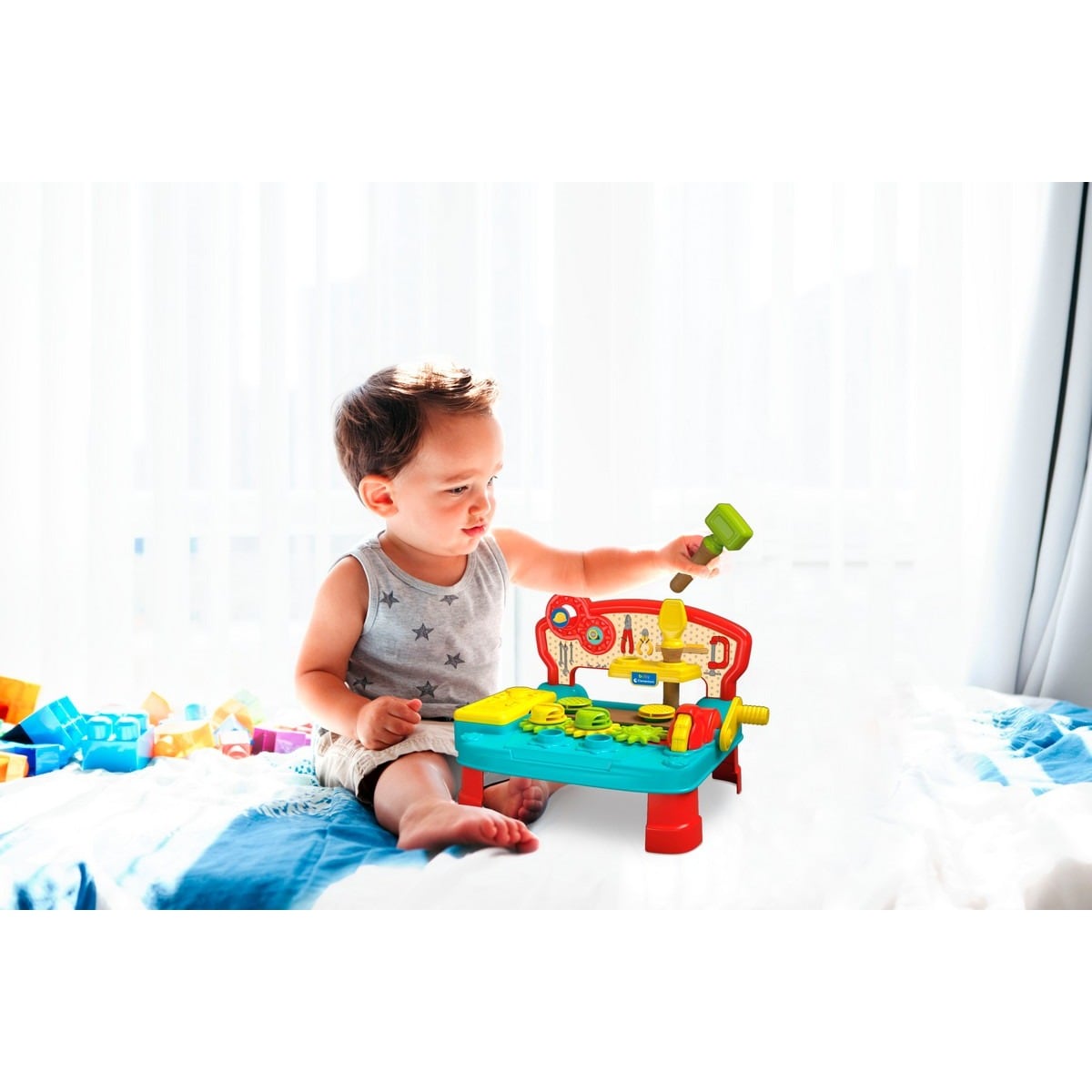 Baby Montessori - Mesa de Ferramentas 3