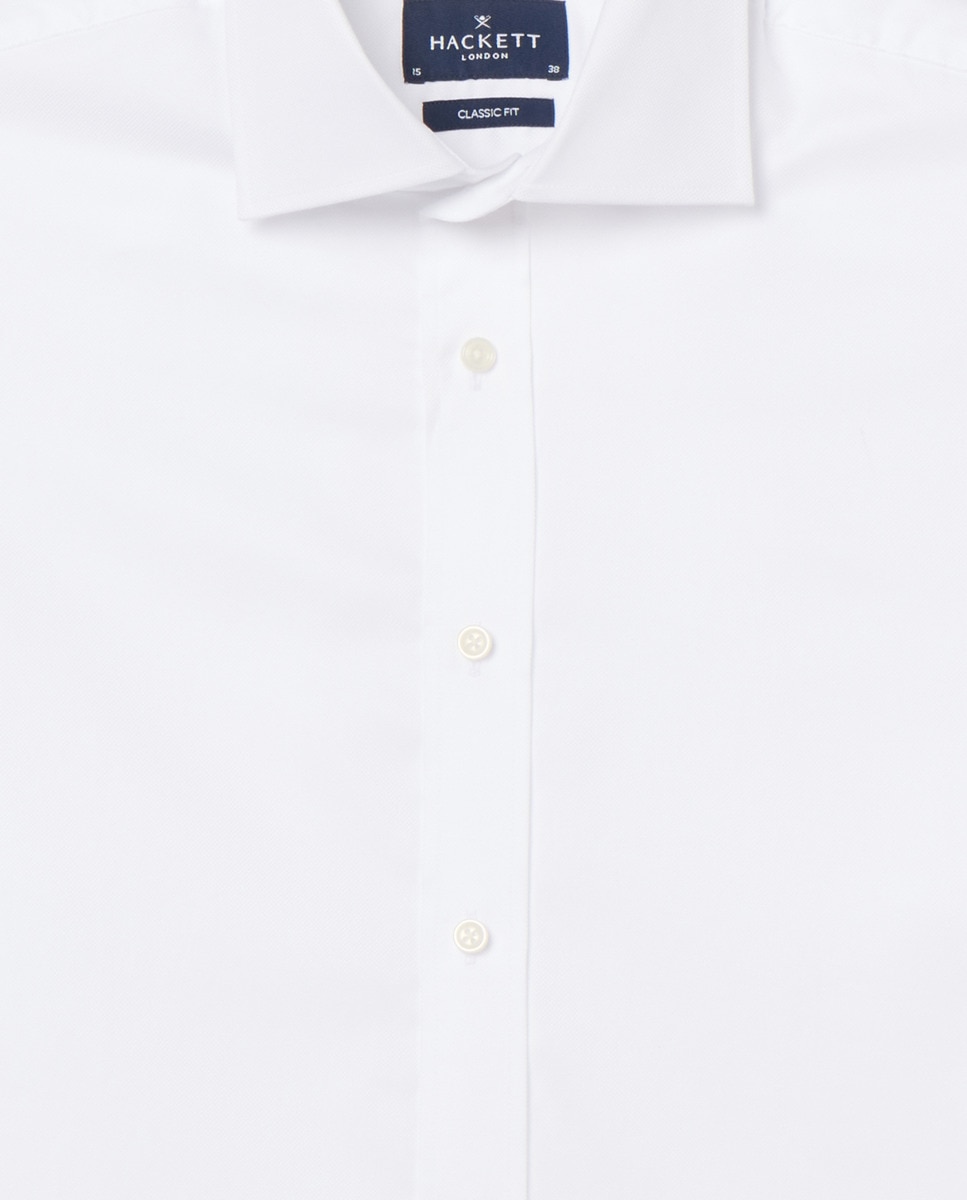 Camisa Clássica às Riscas Azul-5