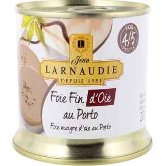 Foie Fin de Ganso com Porto embalagem 200 g - Larnaudie