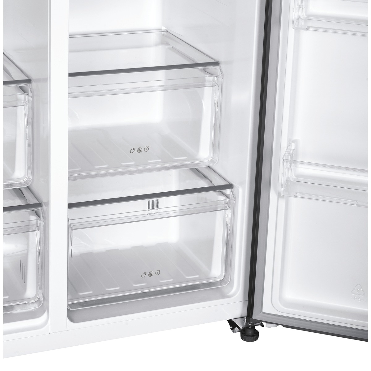 Frigorífico Side by Side Candy CHSBSO-6174XWD No Frost, Dispensador de Água e de 177 cm - Inox Inox-8