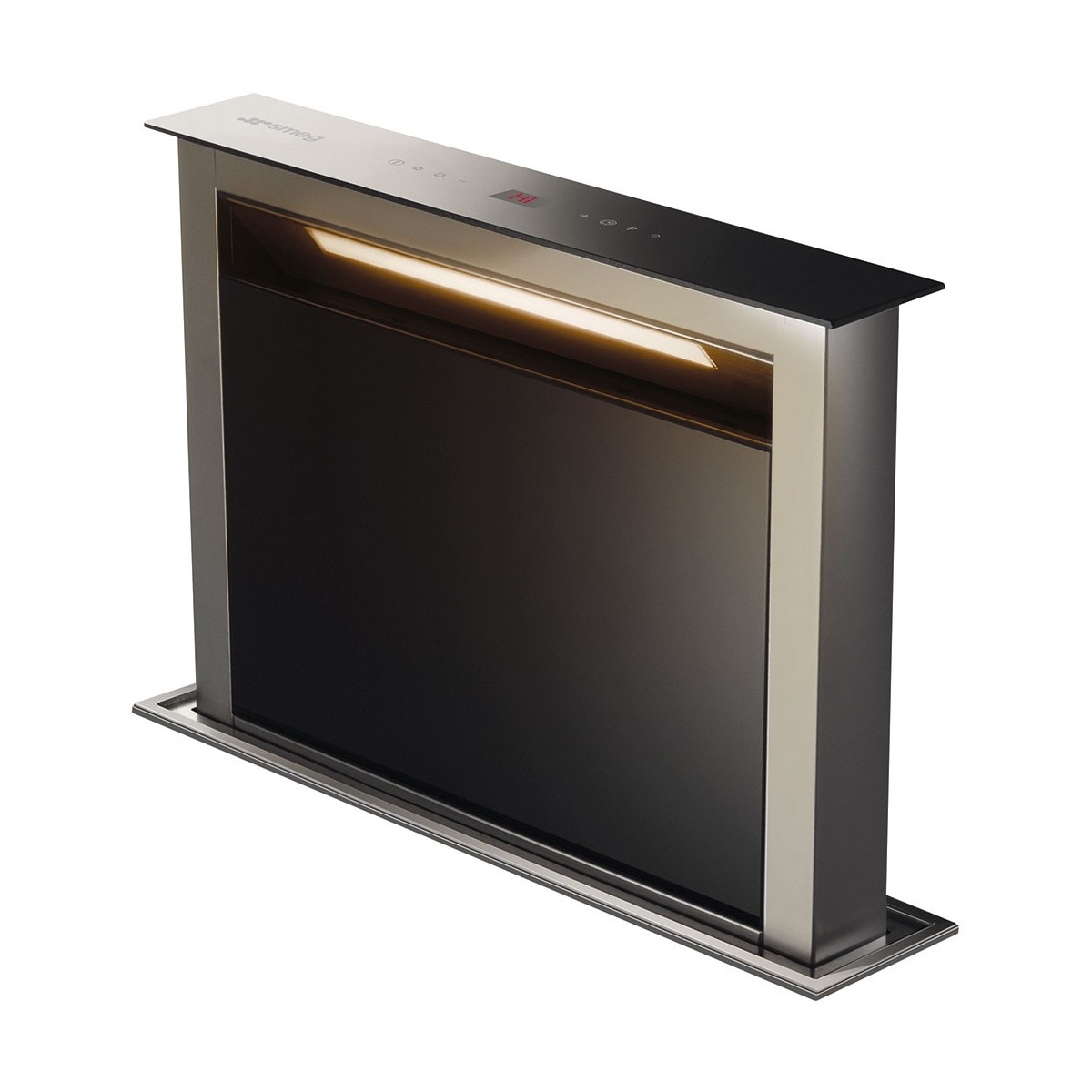 Imagem 0 de Exaustor de Bancada Smeg Universal KDD60VXE-3 de 4 Velocidades + 1 Intensiva e de 60 cm - Preto