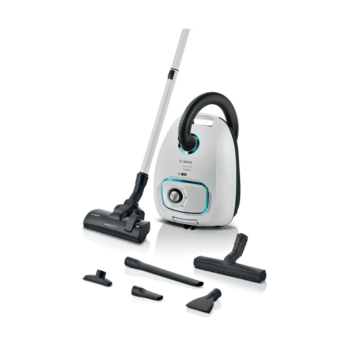 Aspirador com Saco Bosch Serie 4 BGL41HYG2H ProHygienic e de 700 W - Branco Branco-1