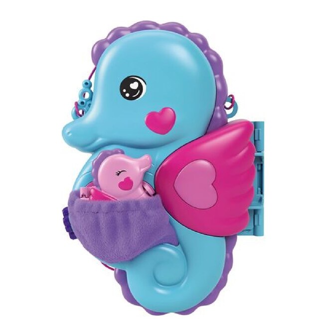 Imagem 0 de Estojo Mala Polly Pocket Cavalo Marinho Papá & Eu