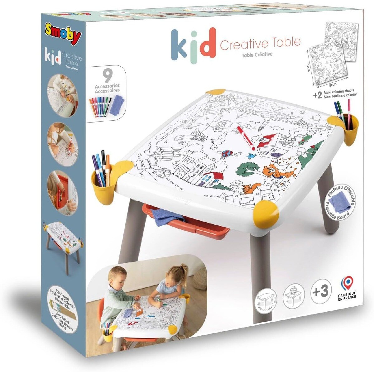 Smoby Mesa Criativa com Acessórios +3 años 1