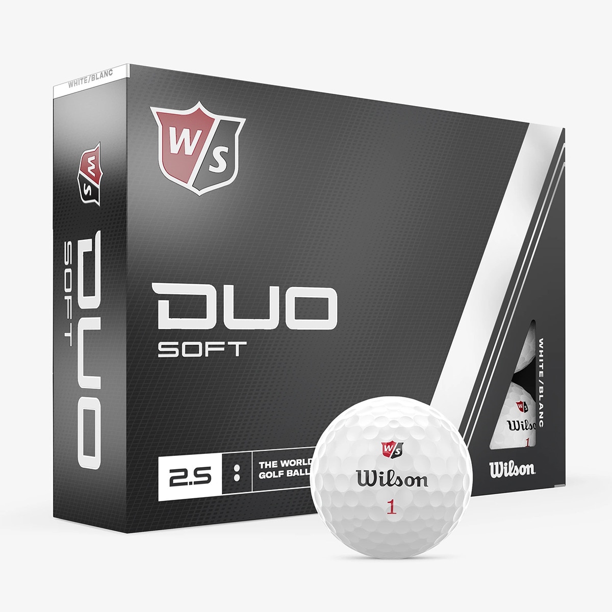 Caixa de 12 Bolas de Golf Duo Soft Branco-1