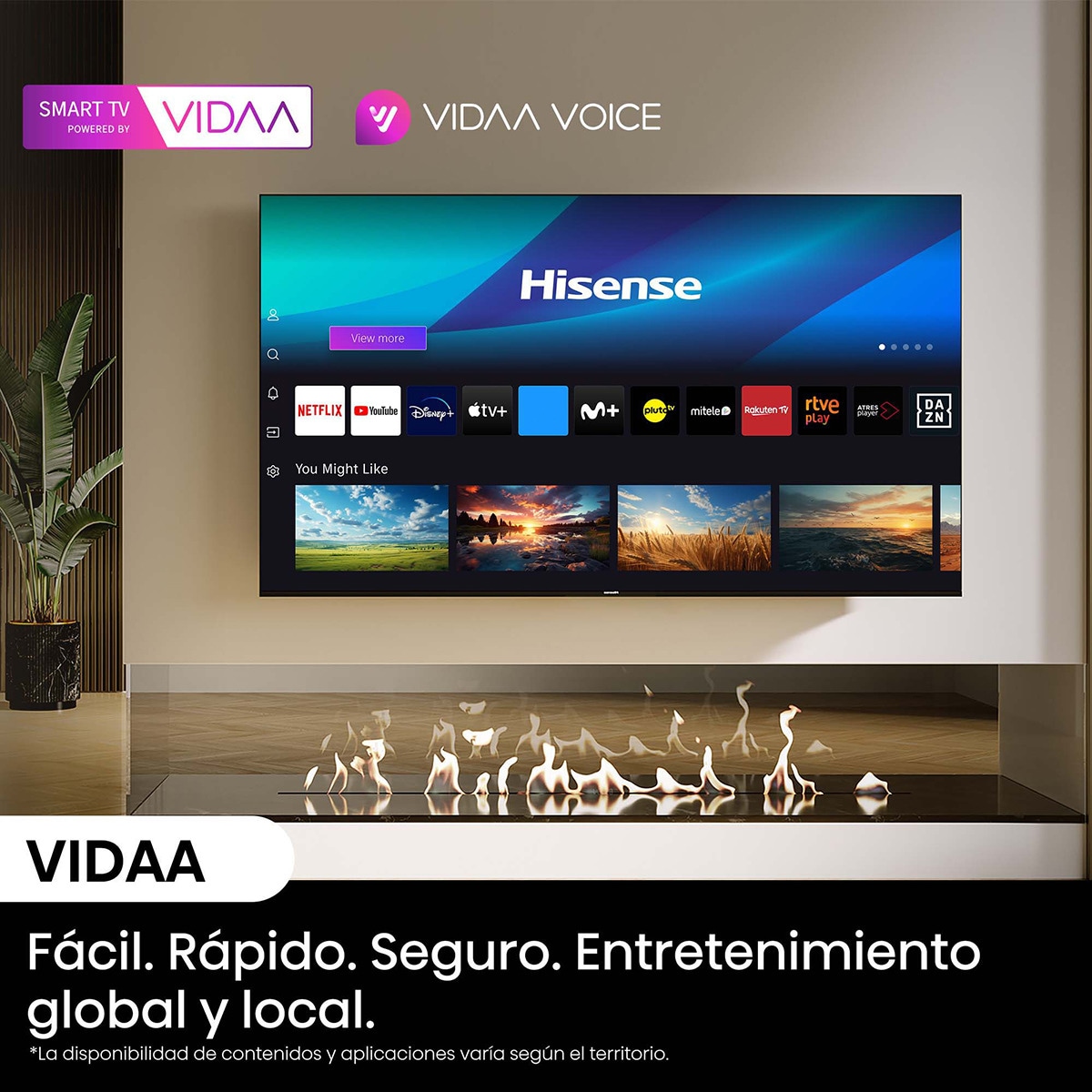 TV MiniLED 139cm (55") Hisense 55U7NQ UHD 4K Smart TV Gris carbón-9