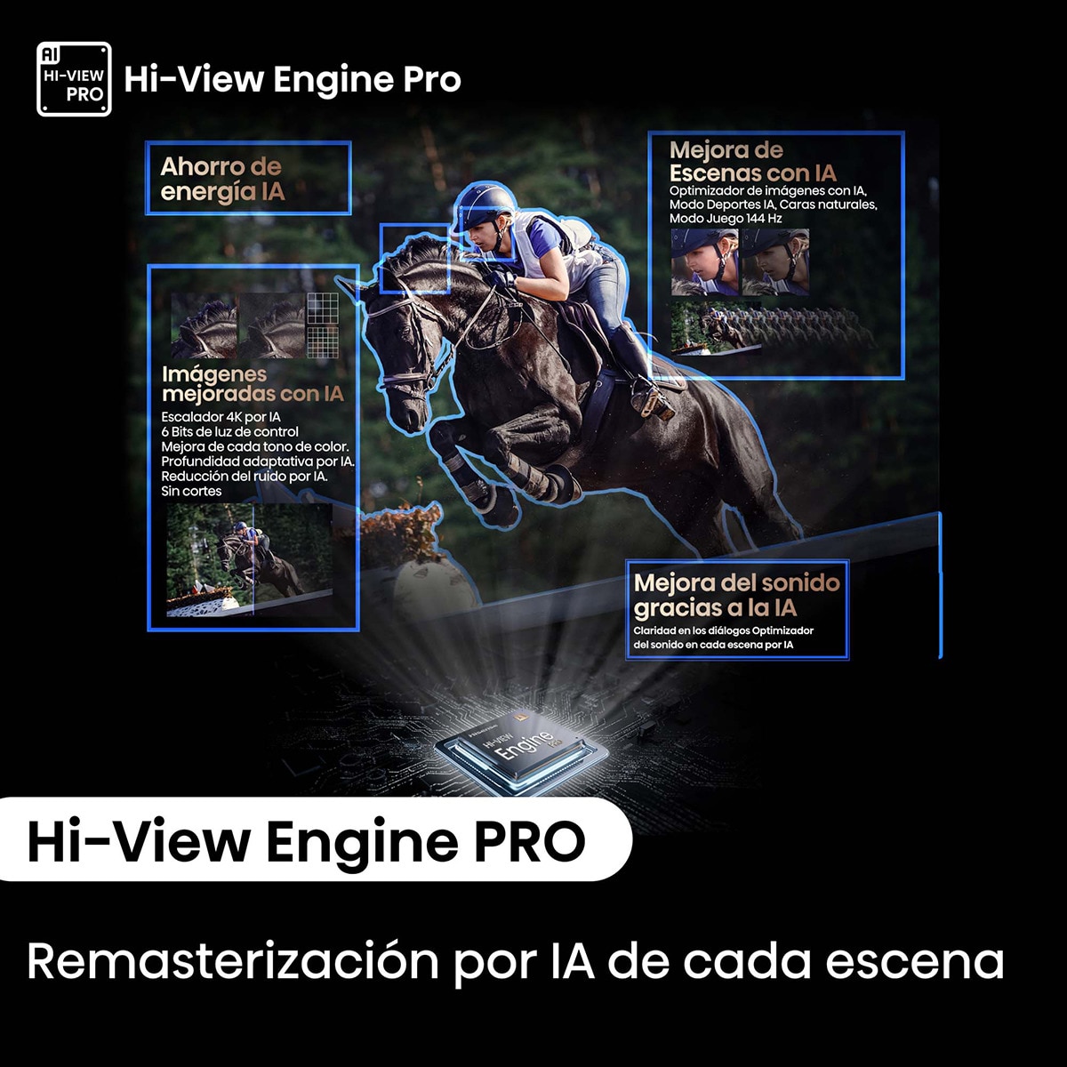 TV MiniLED 139cm (55") Hisense 55U7NQ UHD 4K Smart TV Gris carbón-7