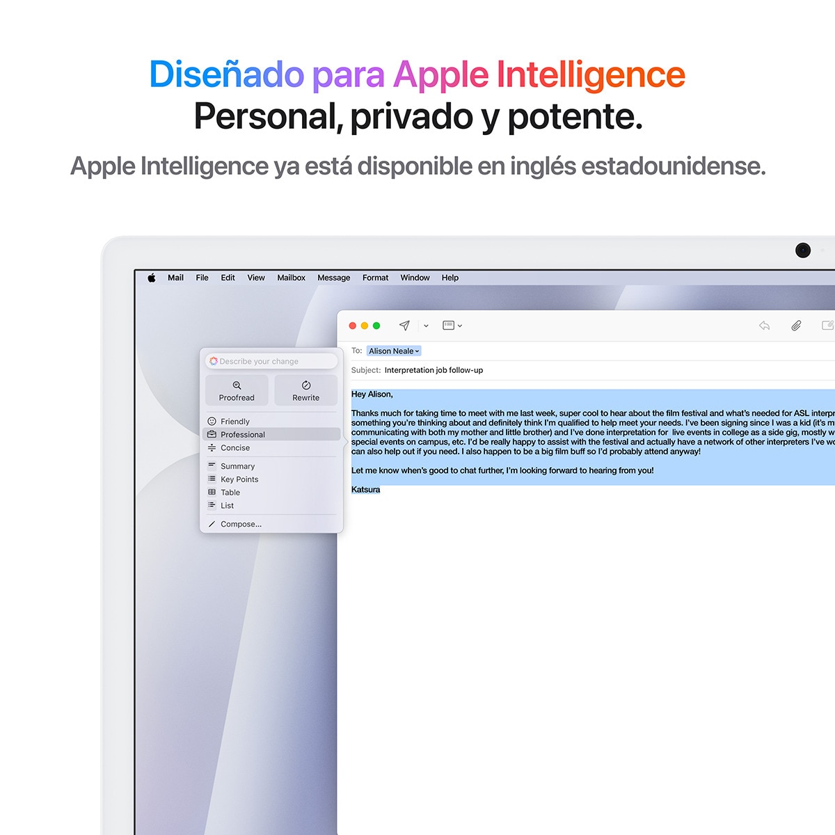 Apple iMac 24 (2024), M4, 16GB, 256GB SSD, GPU 10 Núcleos, Retina 4,5K Vidrio Nano Texturizado 24", MacOS Plata-5