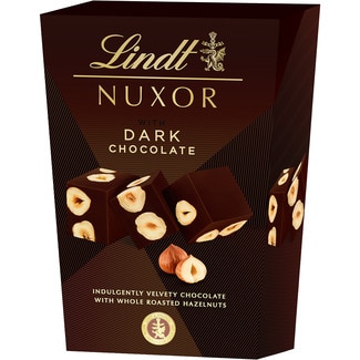 bombones de chocolate negro con avellanas tostadas estuche 150 g - Lindt Nuxor