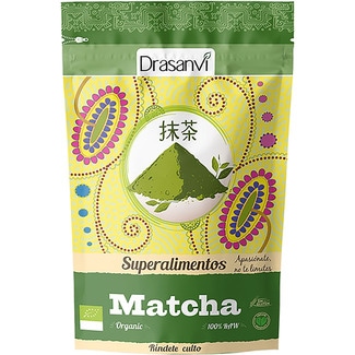 té matcha ecológico sin gluten bolsa 70 g - Drasanvi