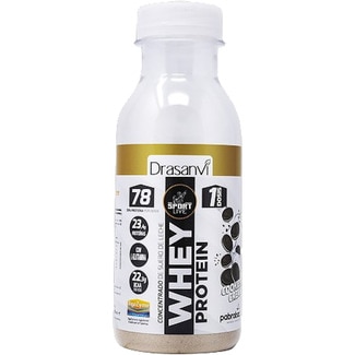 batido de proteínas sabor cookies and cream Sport Live Whey Protein envase 30 g - Drasanvi