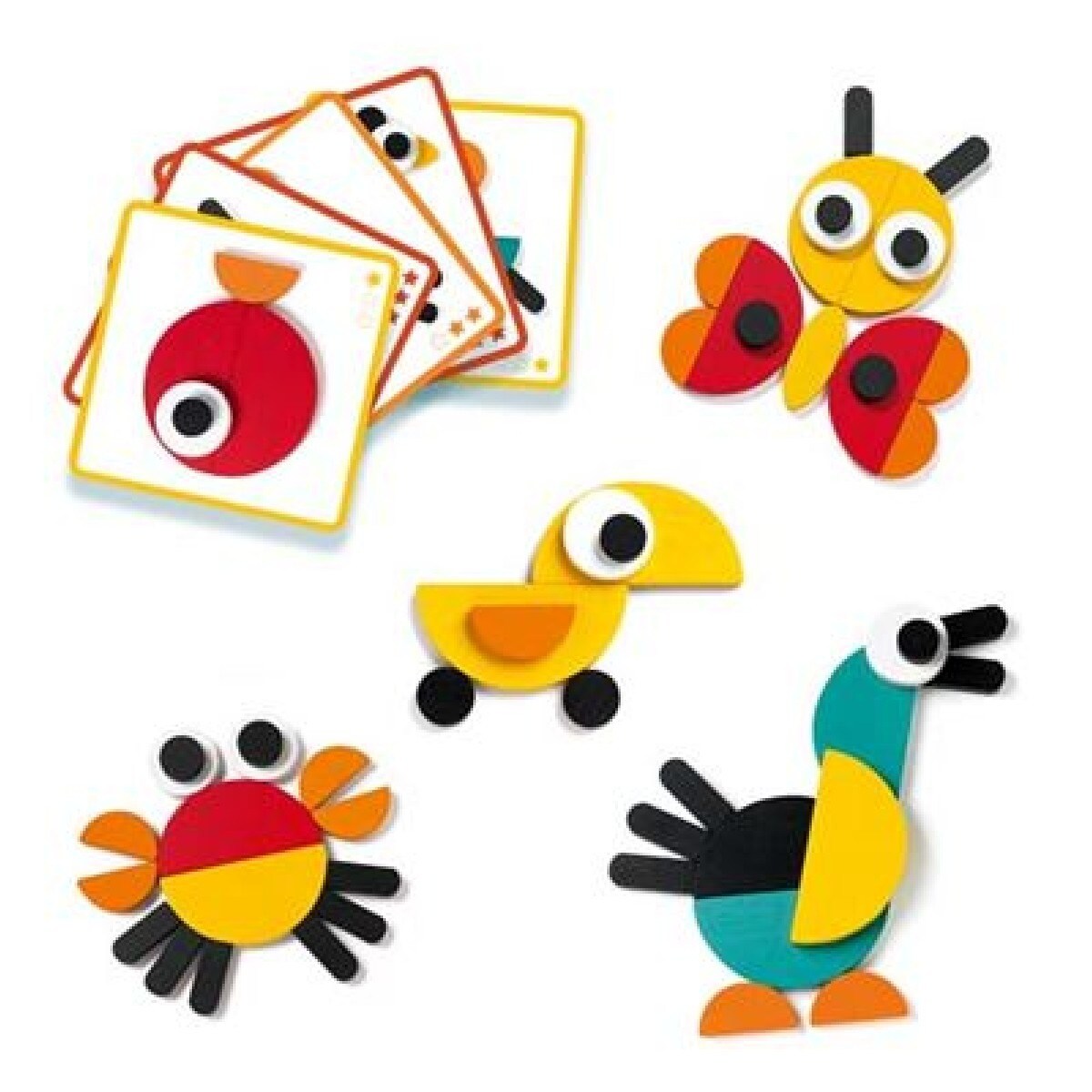 Jogo de Construção Djeco Ze Géoanimo 1