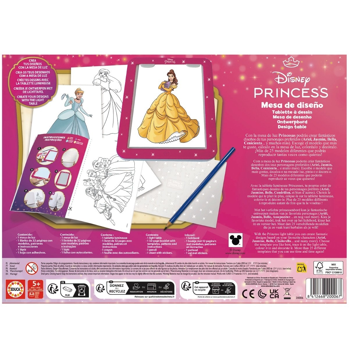 Mesa de Design Disney Princess 3