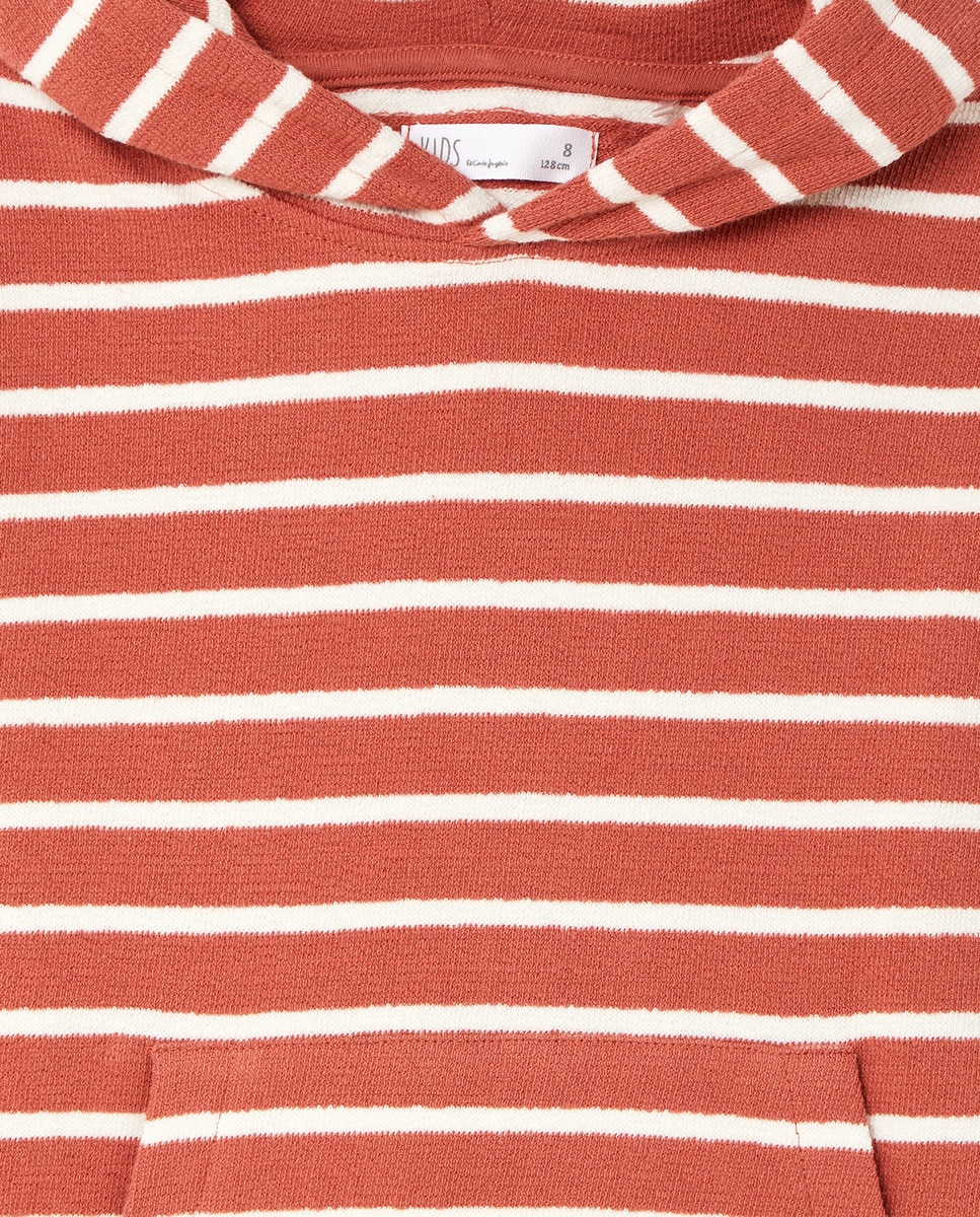 Sweatshirt Fechada Castanho-5