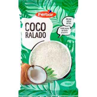 Coco Ralado embalagem 200 g - Ferbar