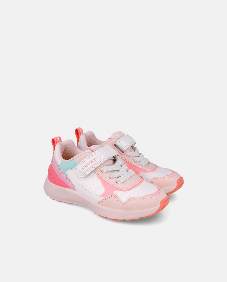 Sapatilhas Desportivas - Branco/Coral Multicolor-7