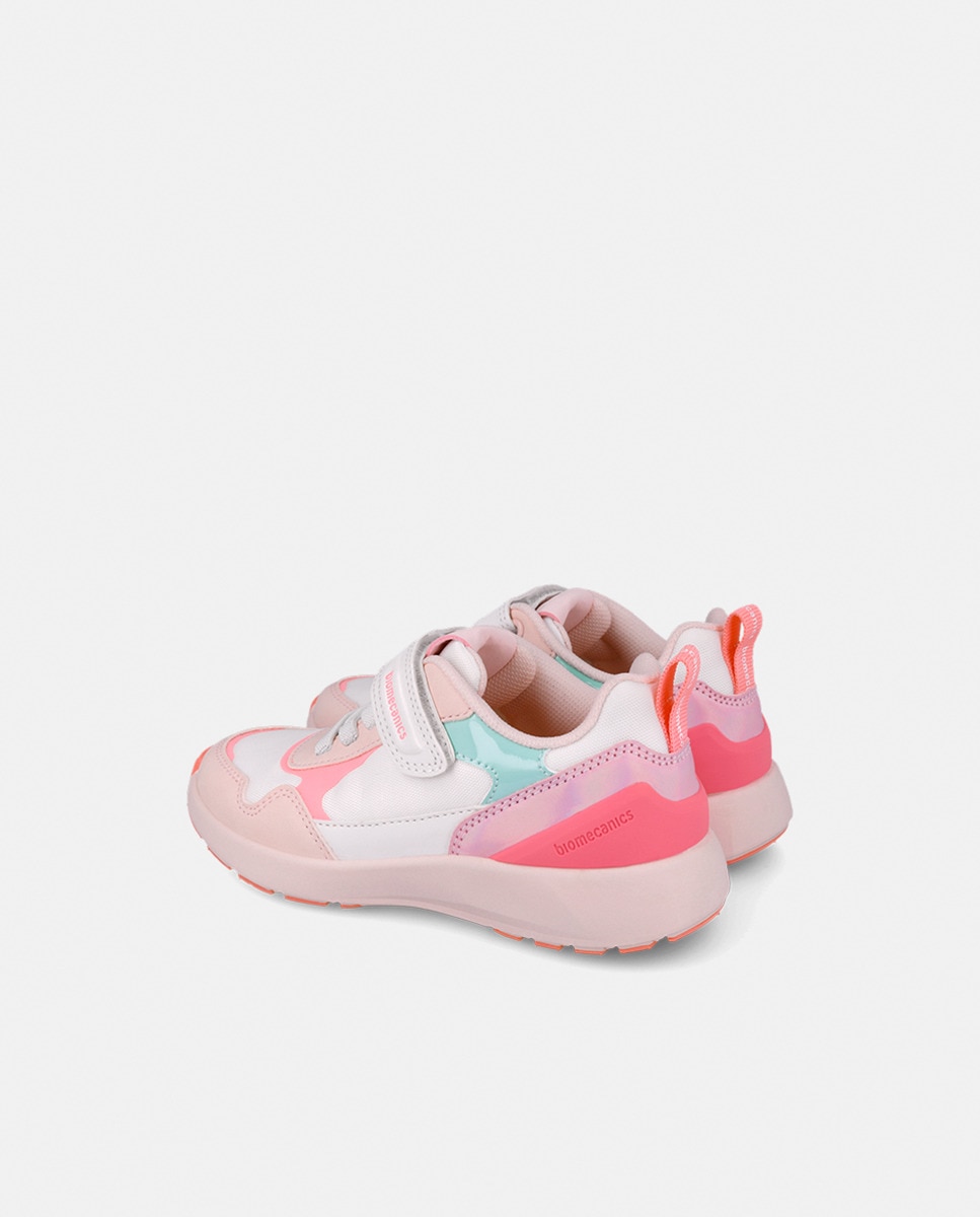 Sapatilhas Desportivas - Branco/Coral Multicolor-8