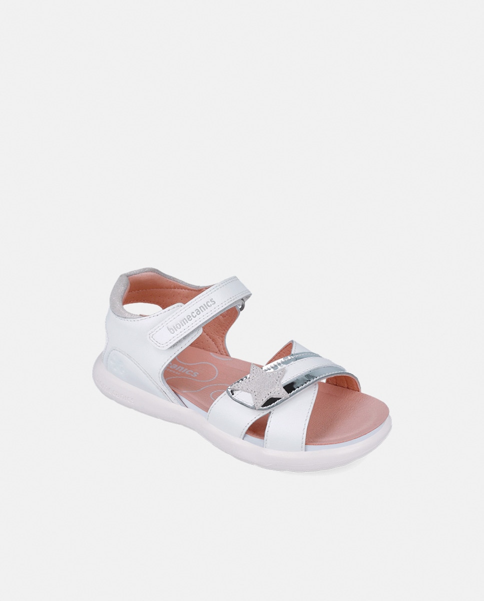 Sandálias em Pele - Branco Branco-9