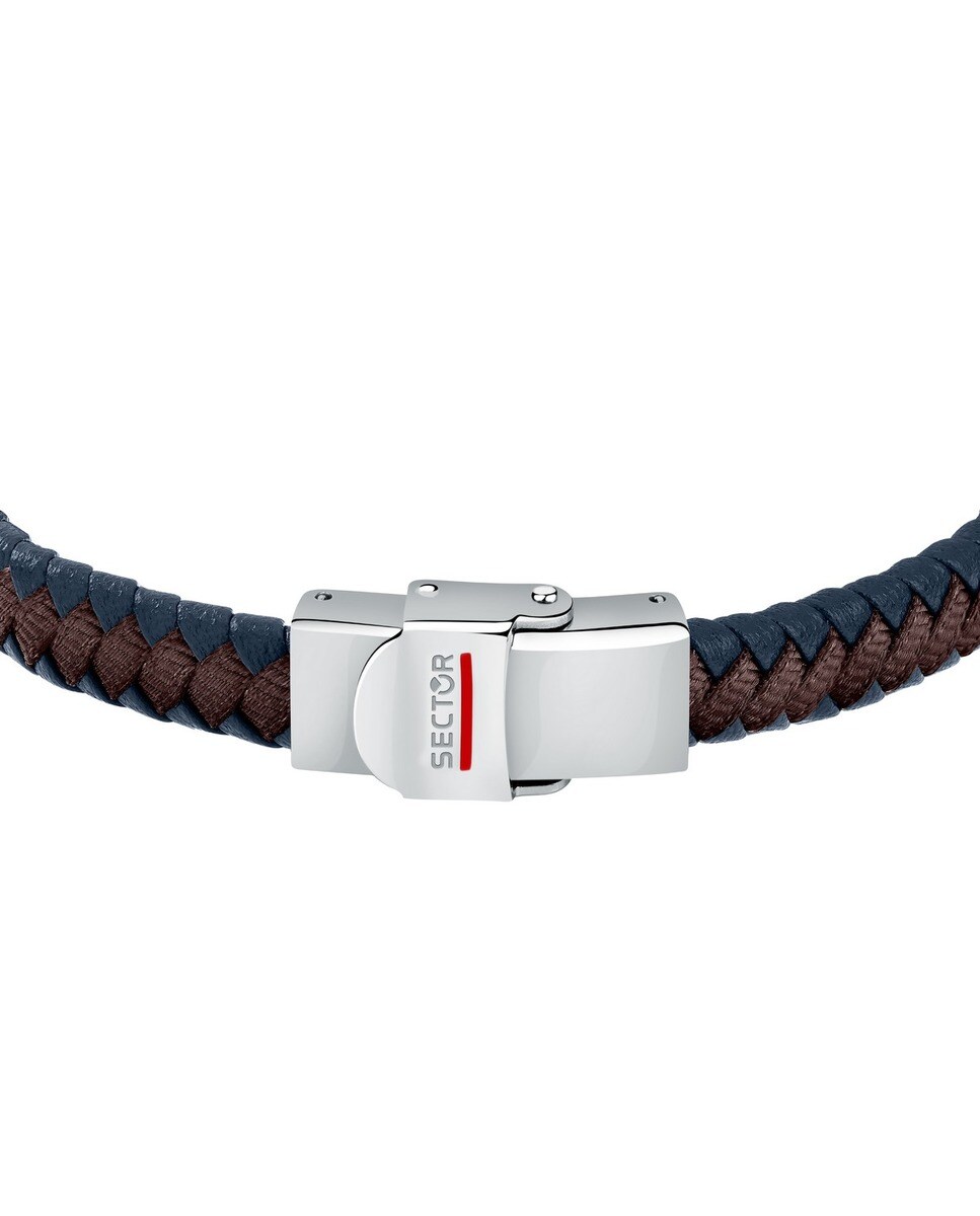 Pulseira Bandy em pele e nylon 3