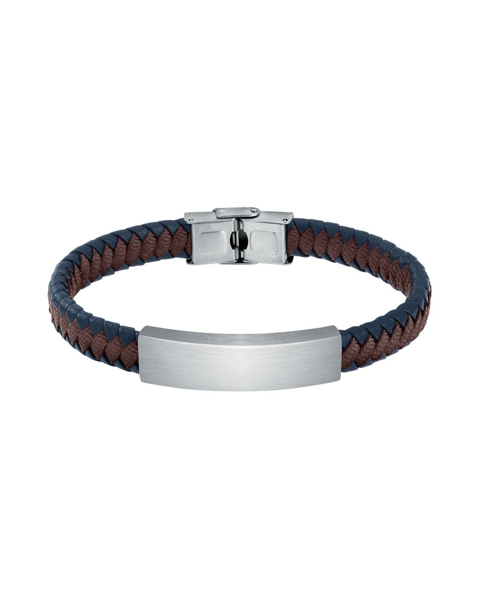 Pulseira Bandy em pele e nylon 1