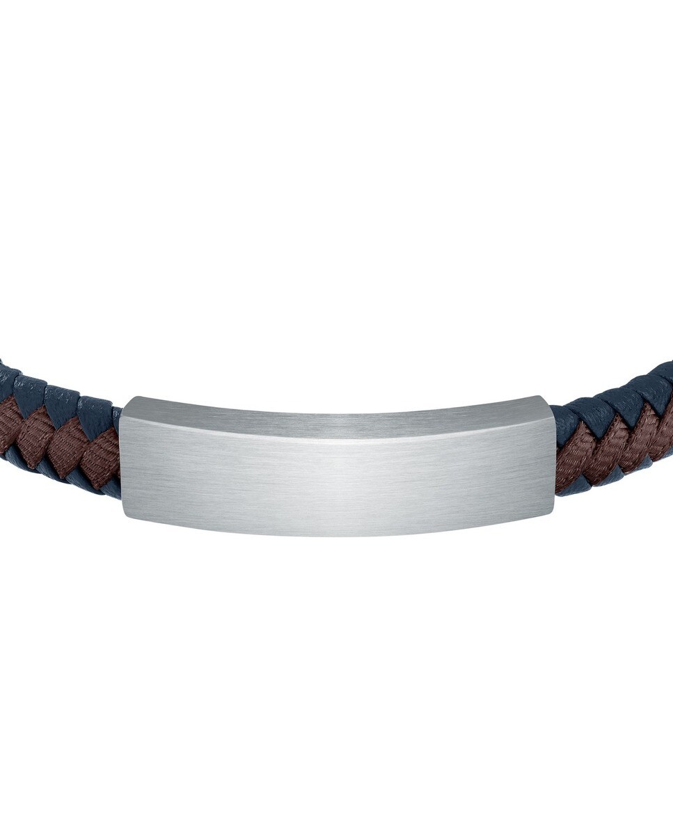 Pulseira Bandy em pele e nylon 2