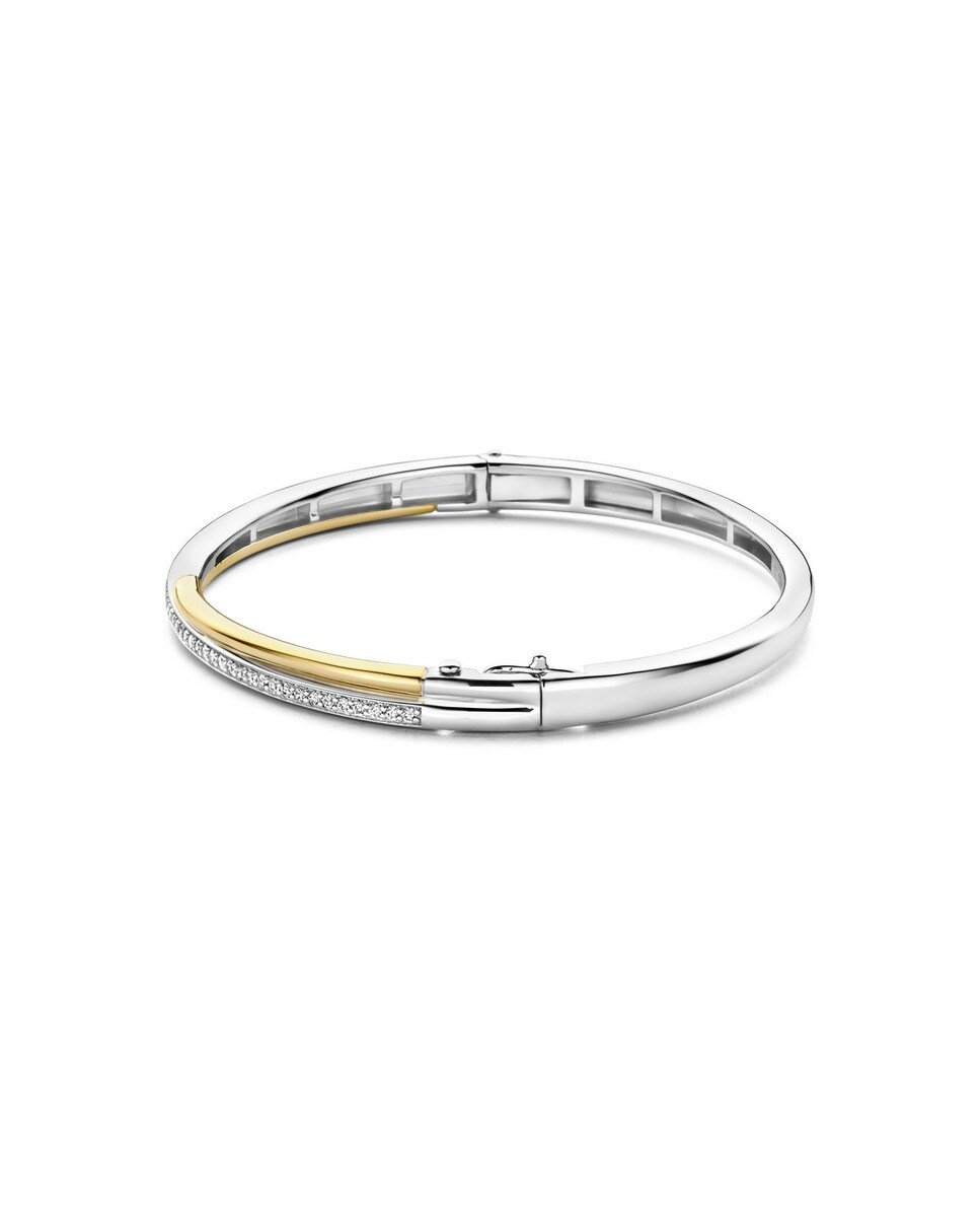 Pulseira Escrava prateada e dourada 2