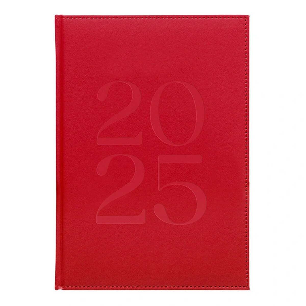 Agenda 2025 DIN A5 semana vista Creta Liderpapel rosa buganvilla Buganvilla-1