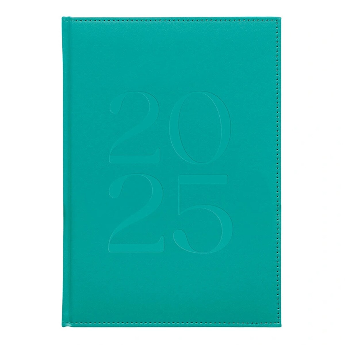Agenda 2025 DIN A5 semana vista Creta Liderpapel turquesa Turquesa-1