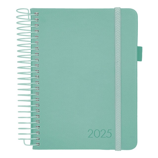Imagen 0 de Agenda 2025 DIN A5 día página espiral Neon Liderpapel verde