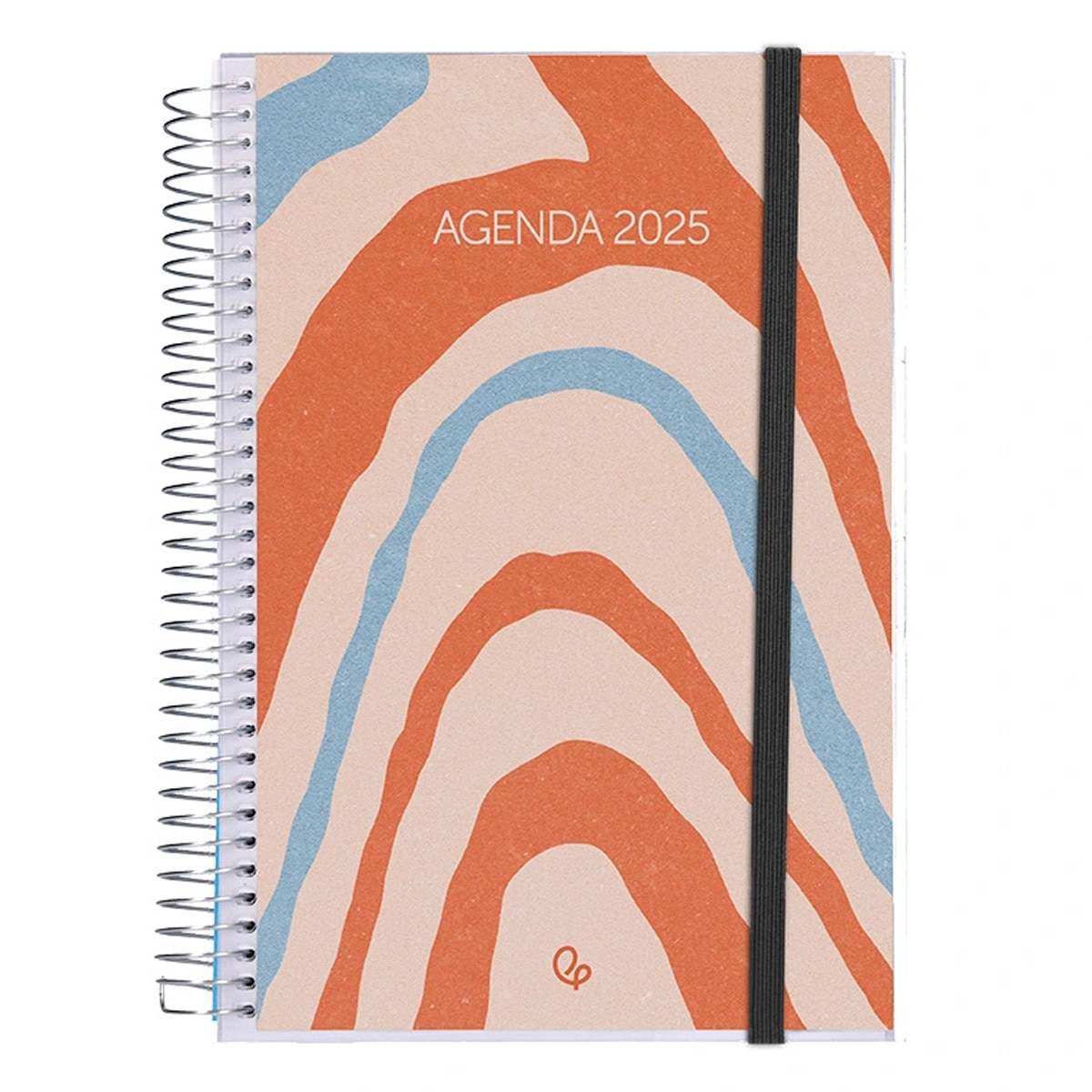 Agenda 2025 DIN A6 semana vista espiral Tinos Liderpapel Multicolor-1