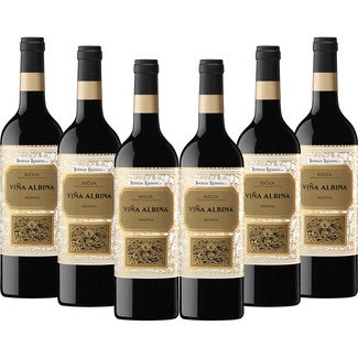 vino tinto reserva DOCa Rioja caja 6 botellas 75 cl - Viña Albina