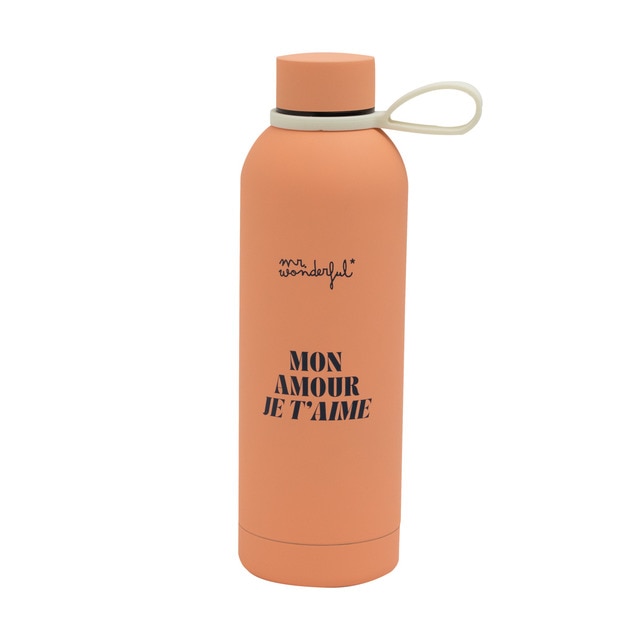 Imagem 0 de Garrafa  térmica Mr Wonderful 500 ml: Mon amour, je t'aime