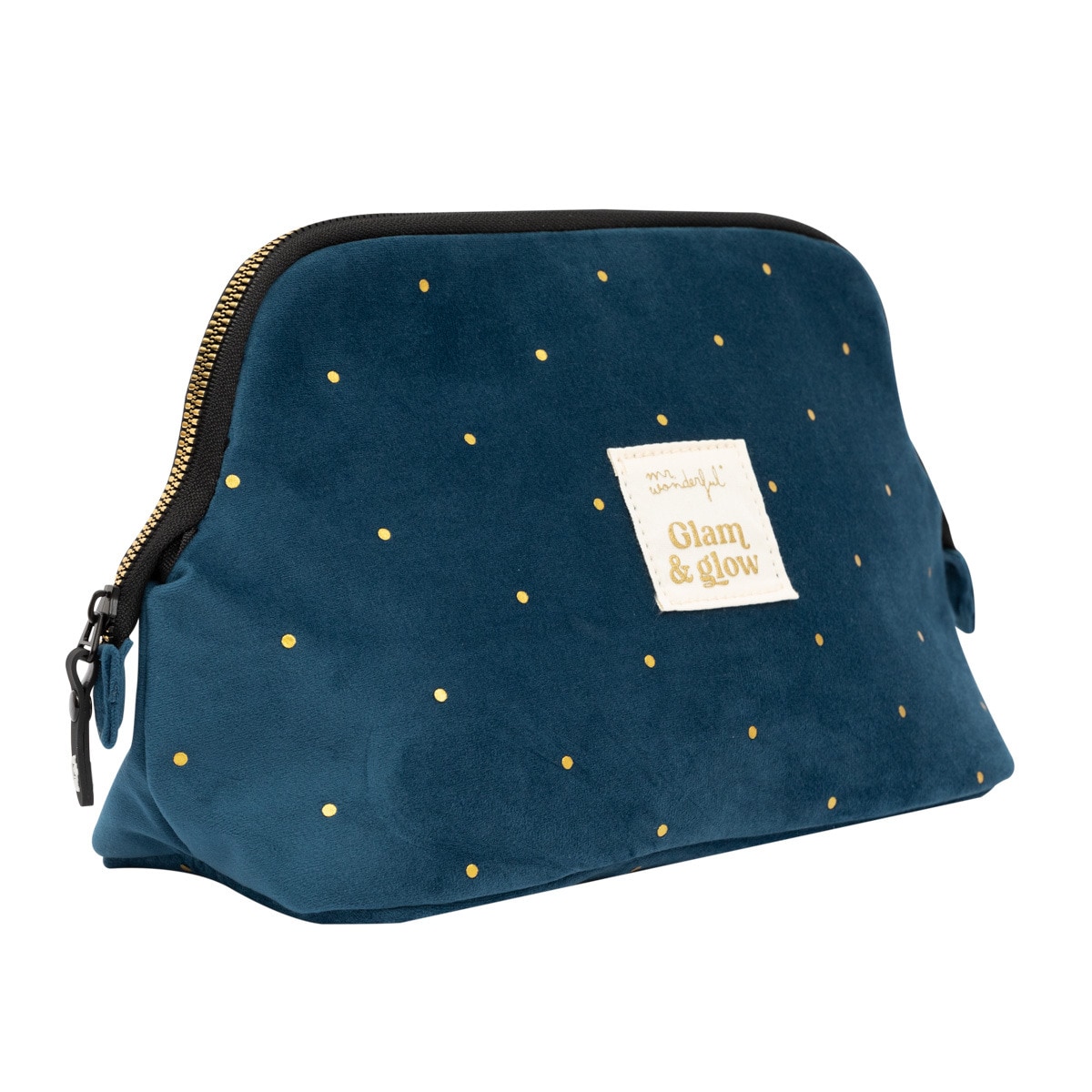 Neceser velvet azul Mr Wonderful: Glam glow · Wonderful · El