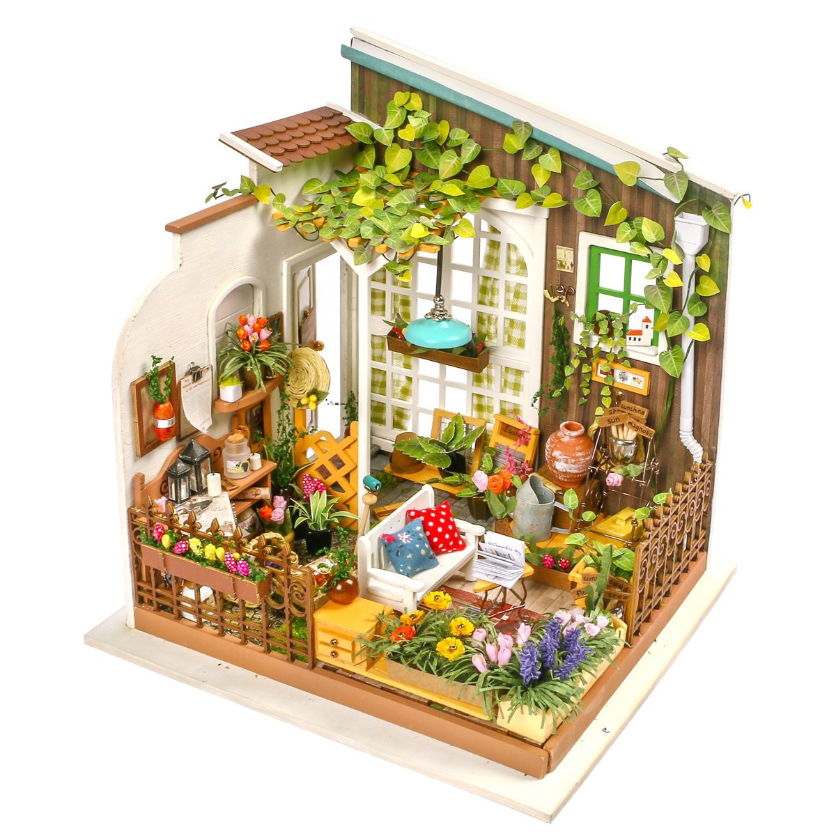 Maqueta de casa en miniatura Rolife Miller'S Garden 1