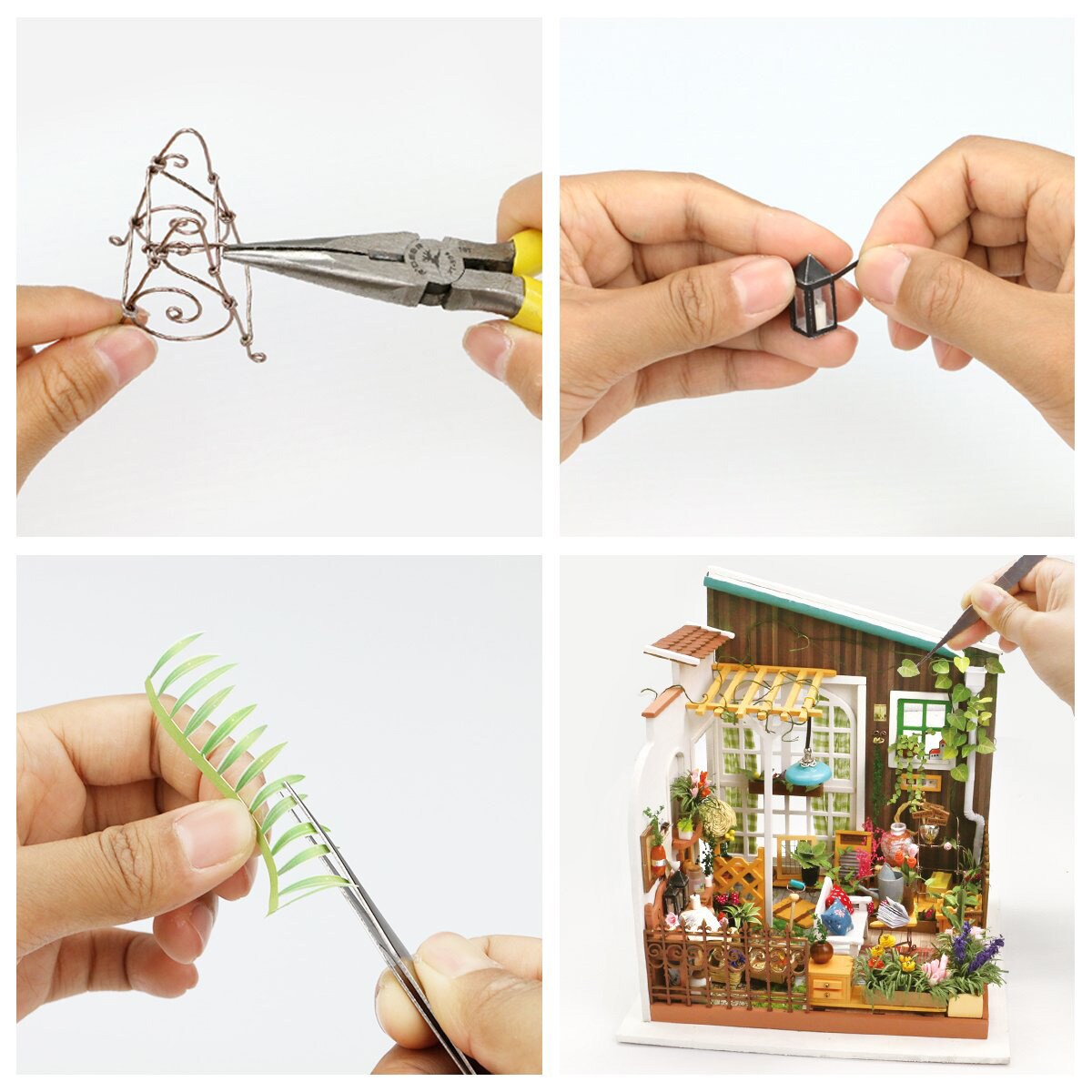 Maqueta de casa en miniatura Rolife Miller'S Garden 6