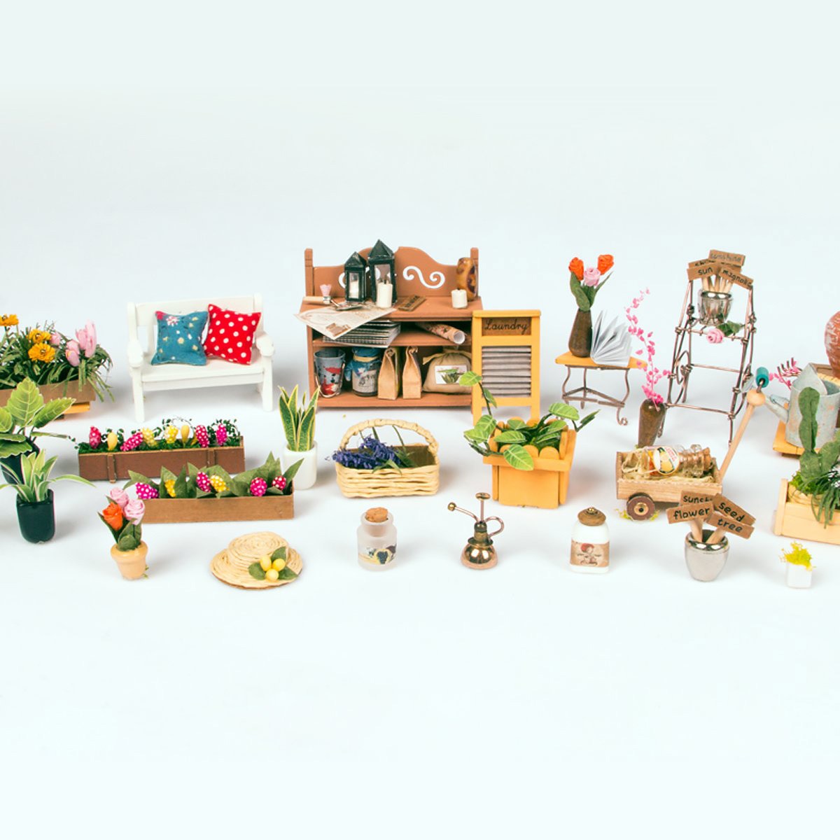 Maqueta de casa en miniatura Rolife Miller'S Garden 5