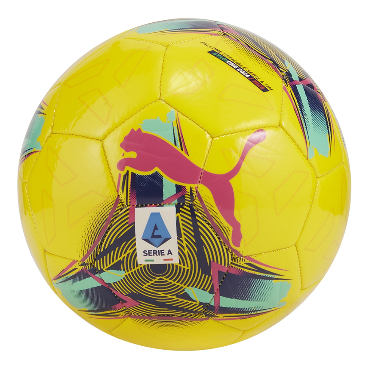 Mini Bola de Futebol Órbita Série A Hybrid 2024-2025 Amarelo-1