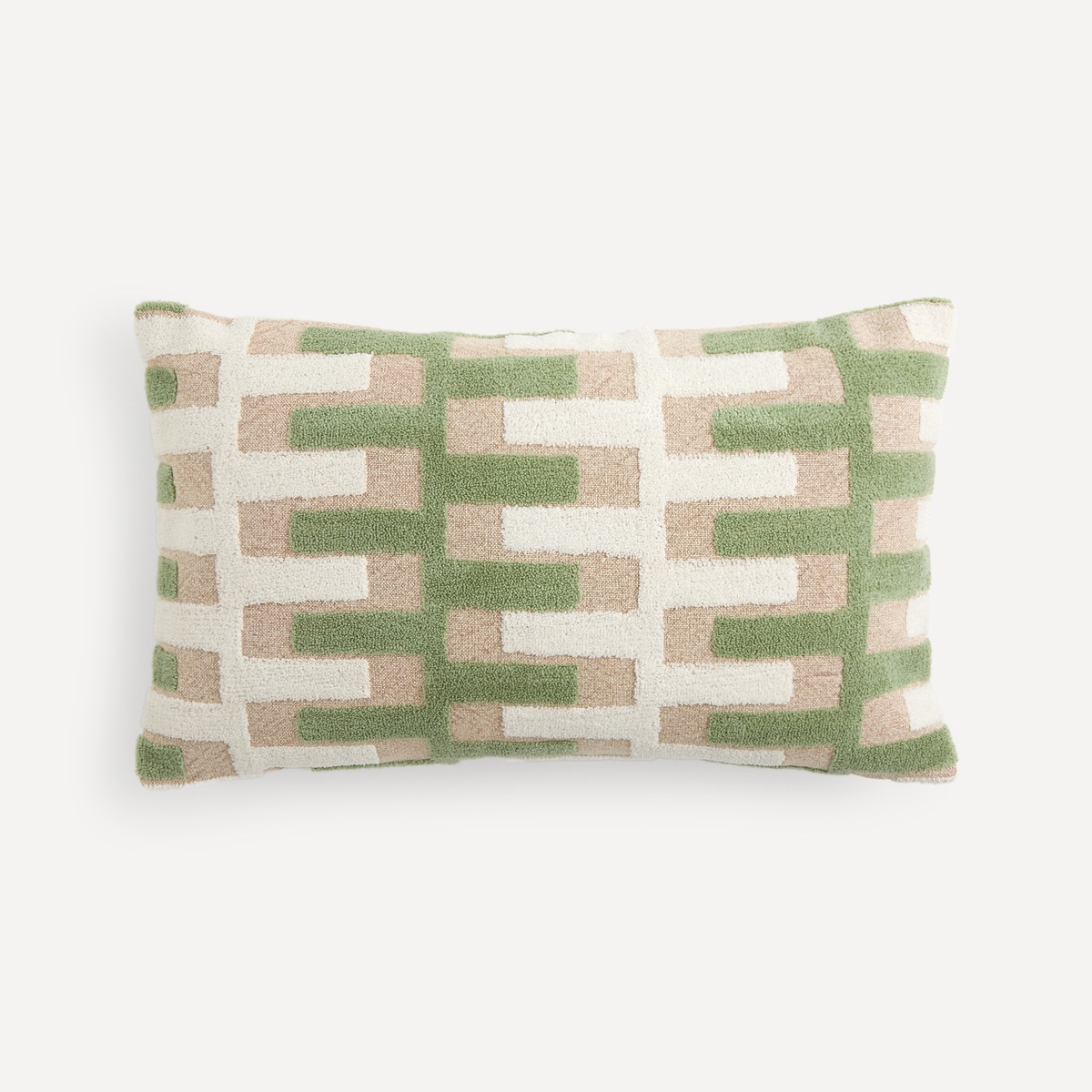 Almofada Decorativa Retangular com Bordado Abrantes Verde-2