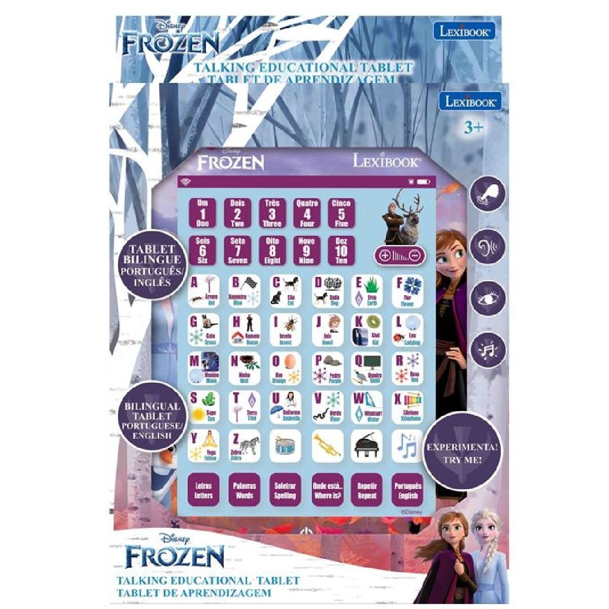 Tablet Educativo Bilingue Frozen 2
