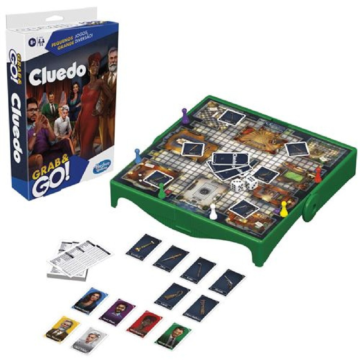 Jogo de Tabuleiro Cluedo Grab & Go! 3