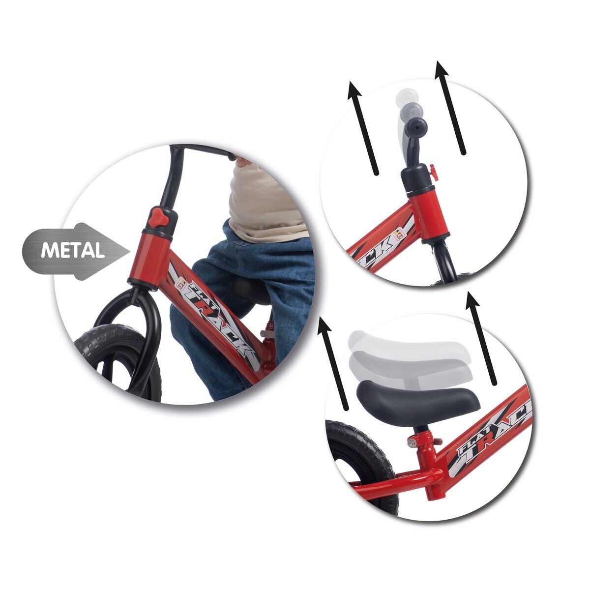 Bilicicleta sem Pedais Balance Bike Flat Track 3