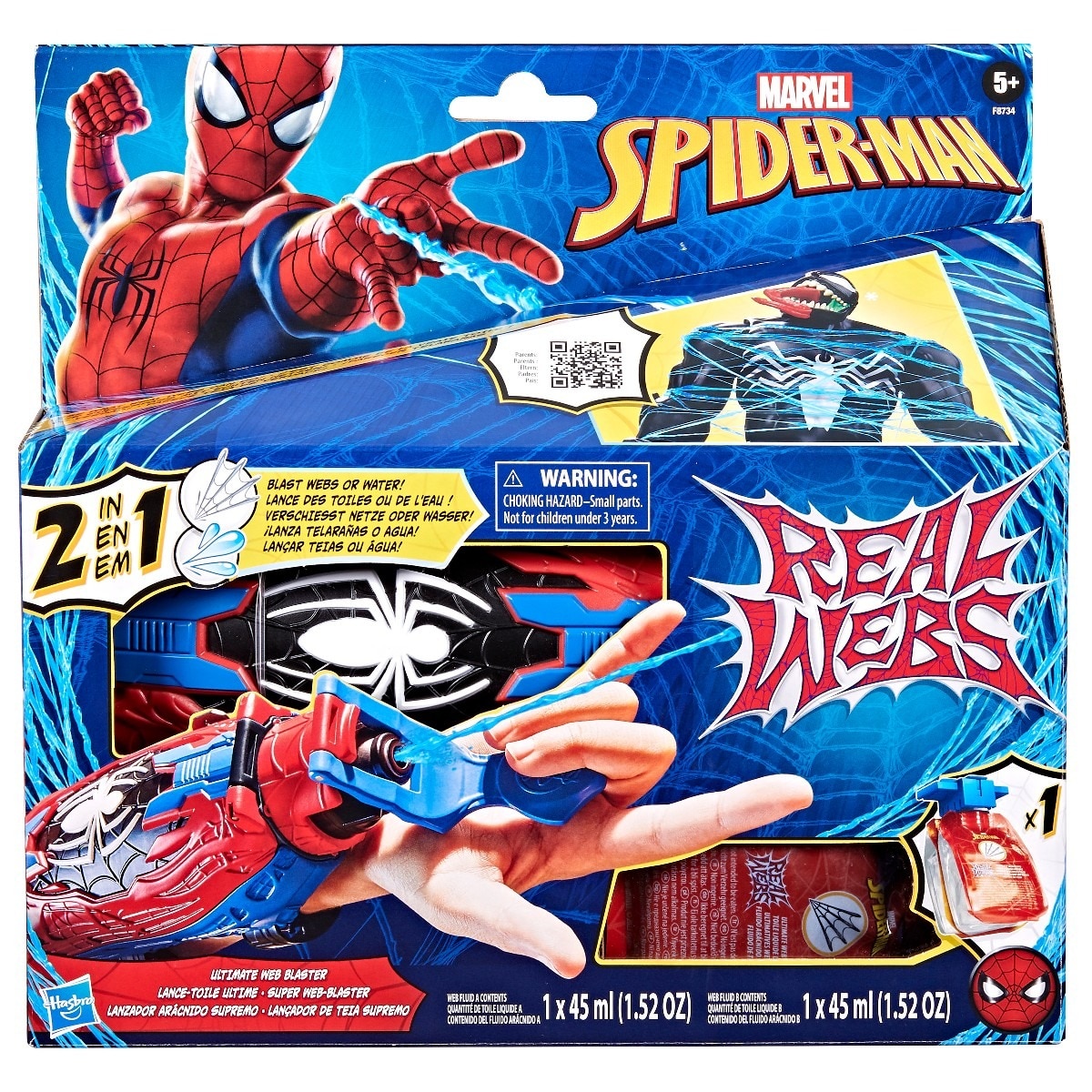 Spider-Man Real Webs Lançador de Teia Supremo 3