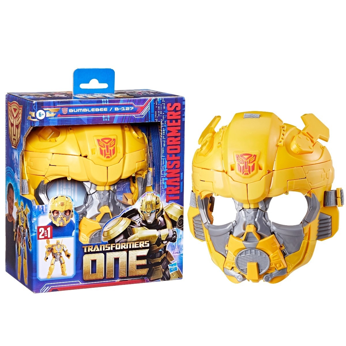 TRANSFORMERS ONE 2 EM 1 BUMBLEBEE B-127 MÁSCARA E FIGURA 1