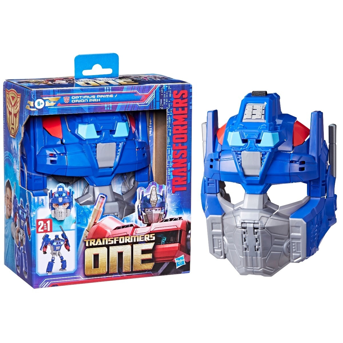 Transformers One - 2 Em 1 Optimus Prime (Orion Pax) Figura Máscara 1