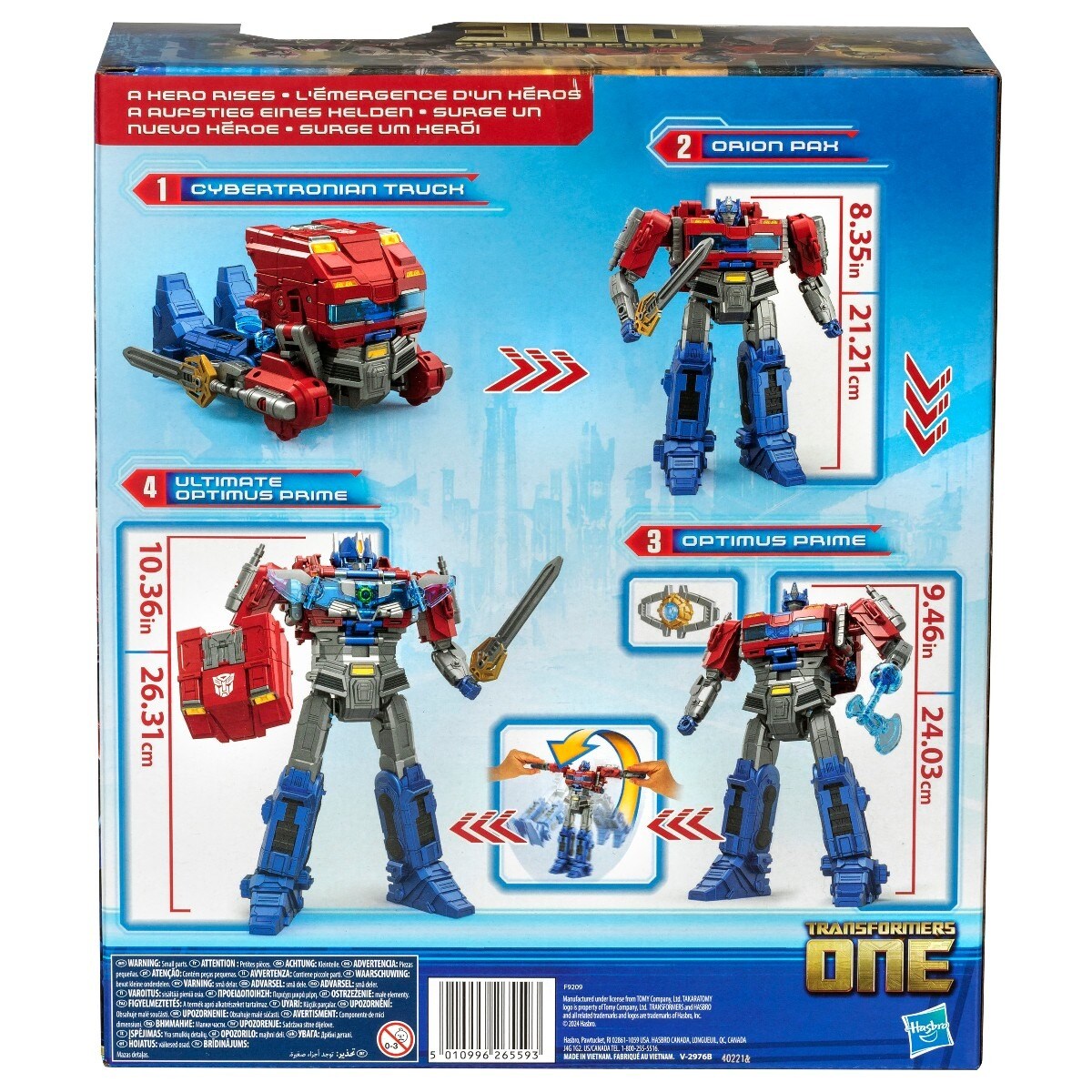 Transformers One - Power Flip Optimus Prime (Orion Pax) 5