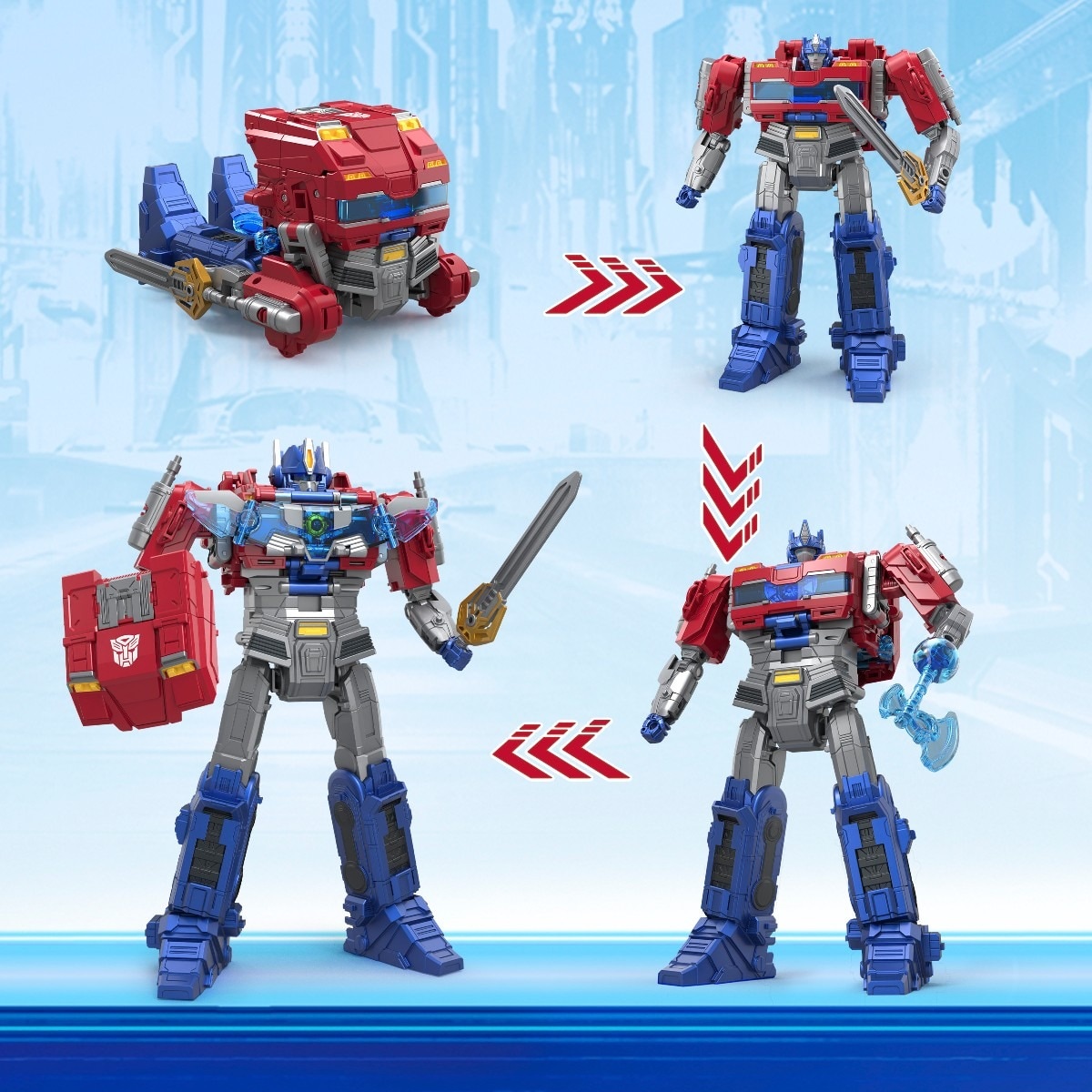 Transformers One - Power Flip Optimus Prime (Orion Pax) 8