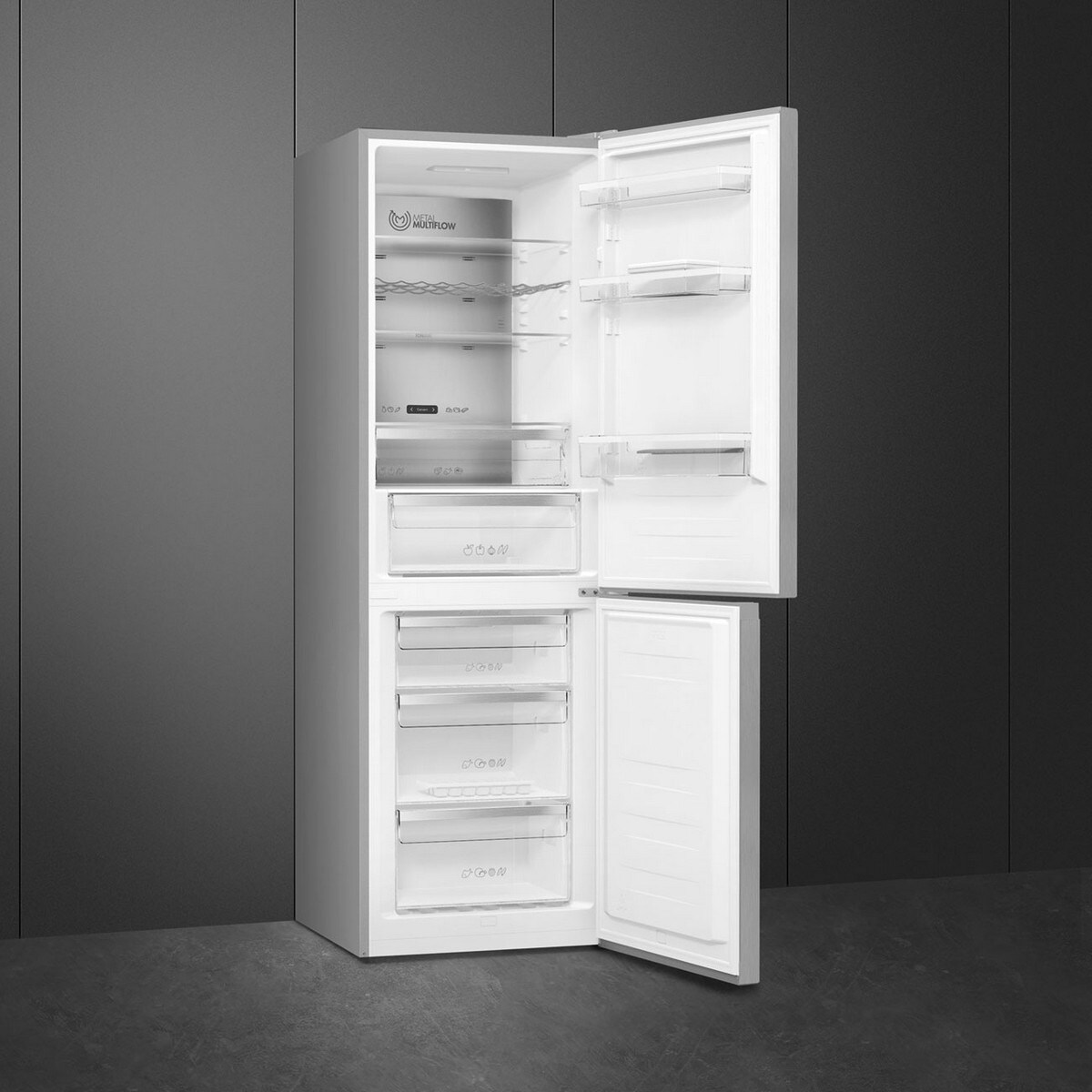 Frigorífico Combinado Smeg Universal RC19XDNMD Total No Frost e de 185 cm - Inox Inox-6