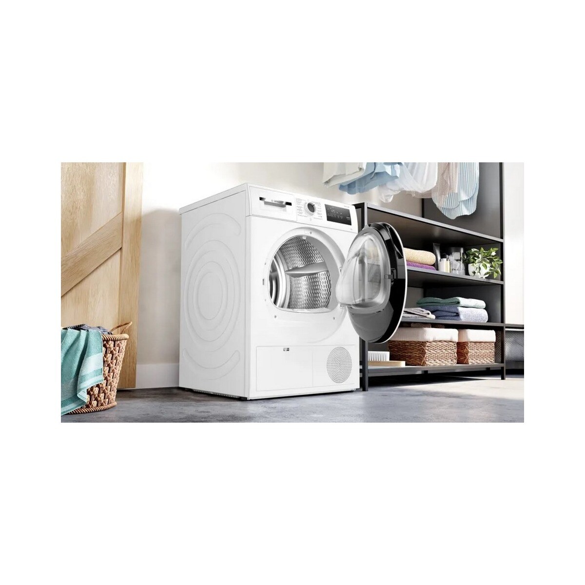 Máquina de Secar Roupa Bosch Serie 4 WTR83200ES Bomba de Calor de 8 Kg - Branco Branco-3