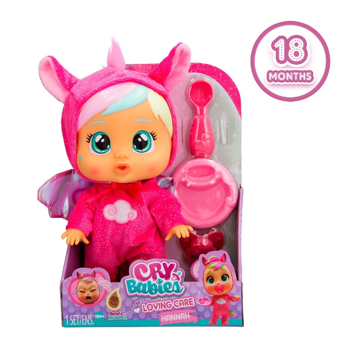Boneco Bebé Loving Care Fantasy Hannah 2